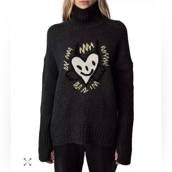 Zadig & Voltaire Sweaters - Zadig & Voltaire | Alma‎ We Heart Jumper | Small | Excellent condition!!